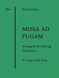 Missa ad Fugam Orchestra sheet music cover Thumbnail